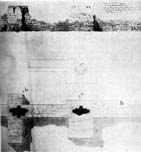 Les restes de l'église romane de Saint-Jacques-de-la-Boucherie, dessins de Théodore Ballu