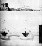 Les restes de l'église romane de Saint-Jacques-de-la-Boucherie, dessins de Théodore Ballu