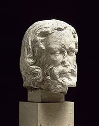 Tête d’homme barbu