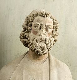 Apôtre « à tête de philosophe » (Sainte-Chapelle de Paris)