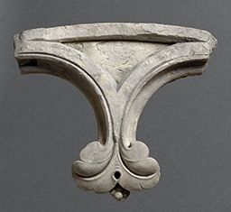 Redent de rose (chapelle basse de la Sainte-Chapelle de Paris)