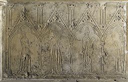 Tombeaux d’Adam († 19 février 1122) et de Pierre d’Auteuil († 6 février 1229), abbés de Saint-Denis (Saint-Denis)