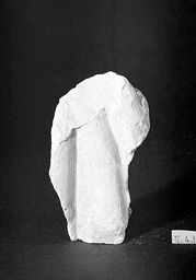 Fragment de draperie (Portail central, Notre-Dame de Paris)